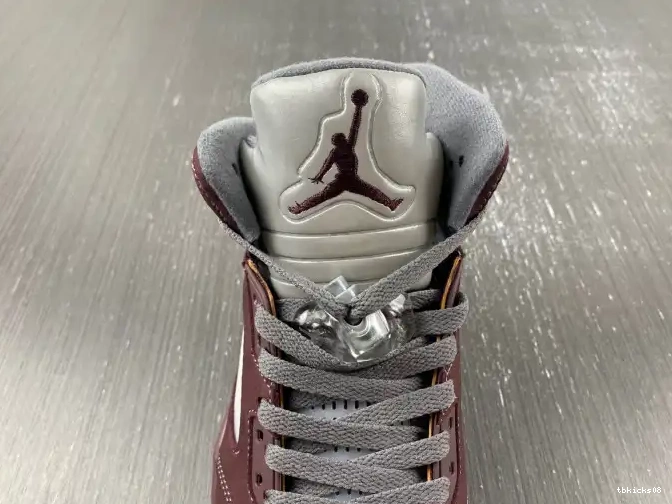 Reps TBkick Jordan 5 Burgundy Air DZ4131-600 0608